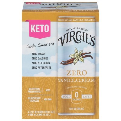 Virgils Vanilla Cream Can 6/4/12 Oz [UNFI #89524] T