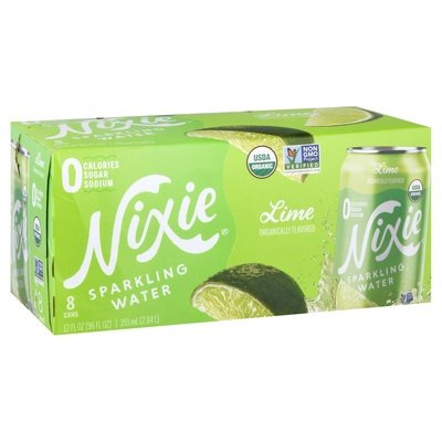 Nixie Sparkling Water Lime 3/8/12 Oz [UNFI #38868] T