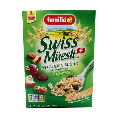 Familia Muesli No Added Sugar Swiss 6/29 Oz [UNFI #70385]
