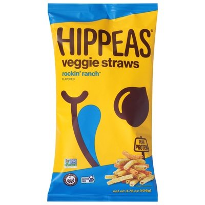 Hippeas Rockin Ranch Veg Straws 12/3.75 Oz [UNFI #74438]