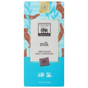 Endangered Species Chocolate Sea Otter Milk 12/3 Oz [UNFI #31740]