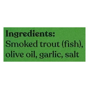 Fishwife Smoked Rainbow Trout 10/3.7 Oz [UNFI #60653]