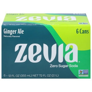 Zevia Ginger Ale 4/6/12 Oz [UNFI #08391] T
