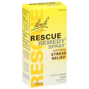 Bach Flower Essences Rescue Remedy Spray 20 Ml [UNFI #86464] T