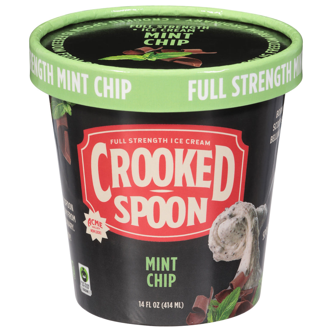 Crooked Spoon Mint Chocolate Chip 8/14 OZ [UNFI #87688]