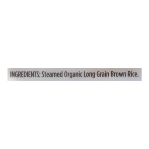Lundberg Family Farms Brown Rice Long Grain 12/7.4 Oz [UNFI #35346]
