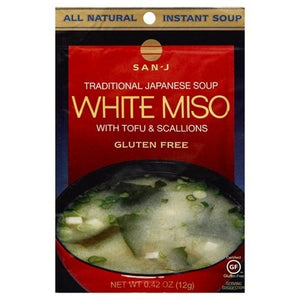 San-J Soup Miso W/Tofu & Scallions 2/18/.42 Oz [UNFI #33401]