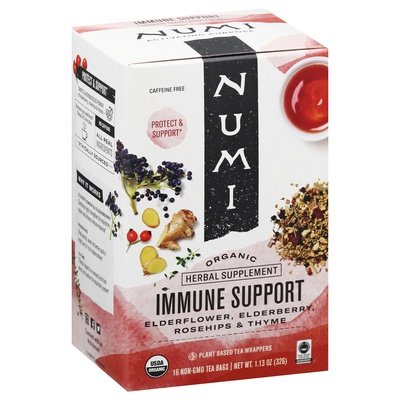 Numi Tea Immune Support Herbal Tea 6/16 Bag [UNFI #67119]
