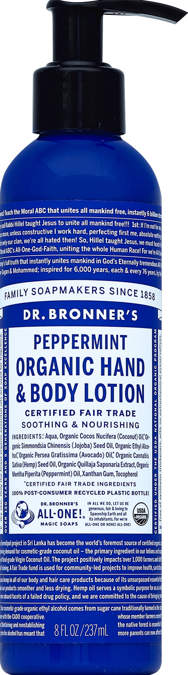 Dr. Bronners Peppermint 8 Oz [UNFI #56069] T