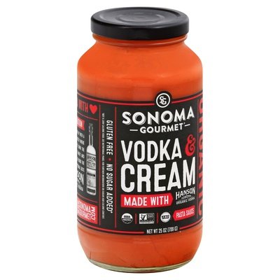 Sonoma Gourmet Vodka And Cream 6/25 Oz [UNFI #26798]
