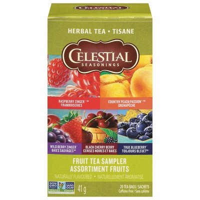 Celestial Seasonings Fruit Tea Sampler 6/18 Bag [UNFI #65409]