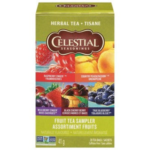 Celestial Seasonings Fruit Tea Sampler 6/18 Bag [UNFI #65409]