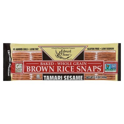 Edward & Sons Tamari Sesame 12/3.5 Oz [UNFI #36162]