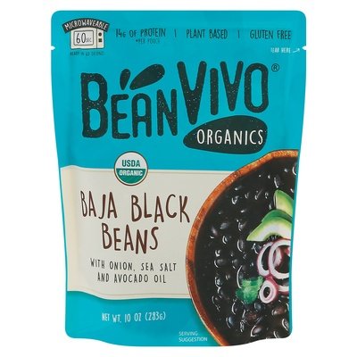 Beanvivo Baja Black Beans 6/10 Oz [UNFI #34004]