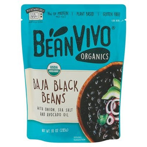 Beanvivo Baja Black Beans 6/10 Oz [UNFI #34004]
