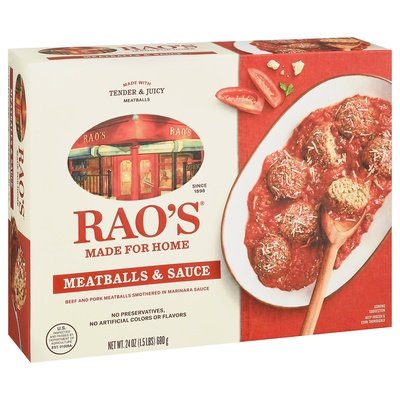 Raos Meatballs & Sauce 6/24 Oz [UNFI #57053]