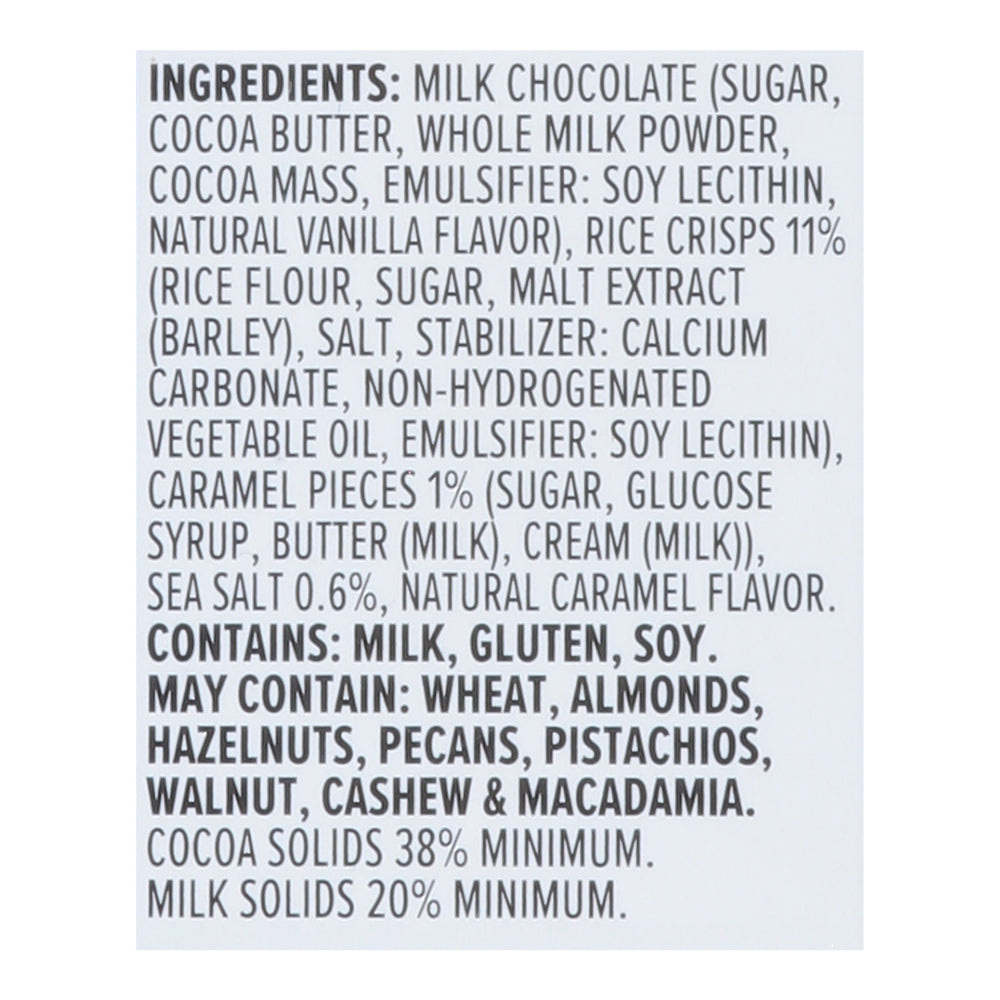 Divine Chocolate Milkchocolate/Caramel,Seasalt 12/2.8 Oz [UNFI #55646]