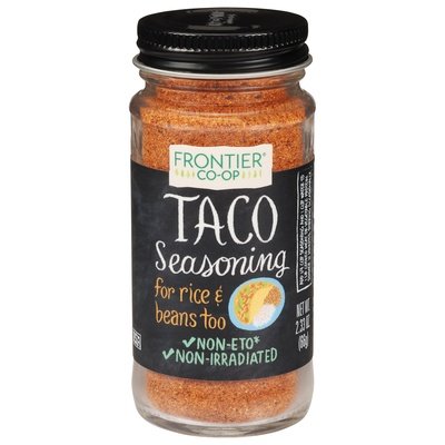 Frontier Nat Prod Co-op Taco Seasoning 2.33 Oz [UNFI #28502]