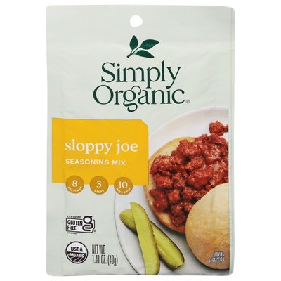 Simply Organic Sloppy Joe 12/1.41 Oz [UNFI #53474]