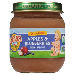 Earths Best Apple Blueberry 10/4 Oz [UNFI #56795]