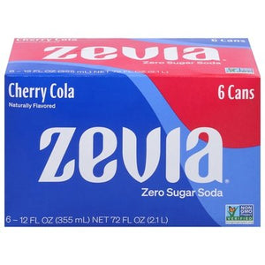 Zevia Cherry Cola 4/6/12 Oz [UNFI #08399] T