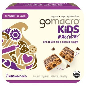 Gomacro Chocolate Chip Cookie Dough 7/6.3 Oz [UNFI #31841]