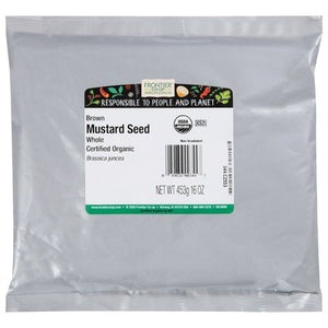 Frontier Nat Prod Co-op Mustard Seed Brown Whole 1 Lb [UNFI #34286]