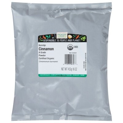 Frontier Nat Prod Co-op Korintje Cinnamon 1 Lb [UNFI #33942]