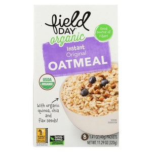Field Day Instant Oatmeal Original 6/11.30 Oz [UNFI #30473]