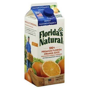 Floridas Natural Orange Home Squeez Some Pulp 8/52 Oz [UNFI #61606]