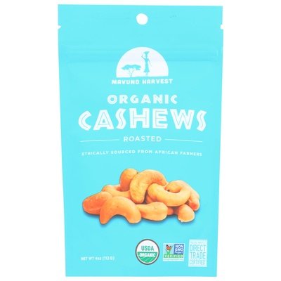 Mavuno Harvest Roasted Cashews 6/4 Oz [UNFI #22299]