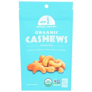 Mavuno Harvest Roasted Cashews 6/4 Oz [UNFI #22299]