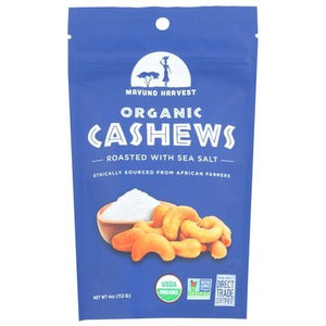 Mavuno Harvest Roasted Cashews With Sea Salt 6/4 Oz [UNFI #22301]