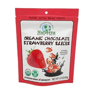Natierra Strawberry Slices Chclte Cvrd 12/1.5 Oz [UNFI #08246]