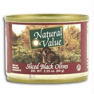 Natural Value Black Sliced 24/2.25 Oz [UNFI #22956]
