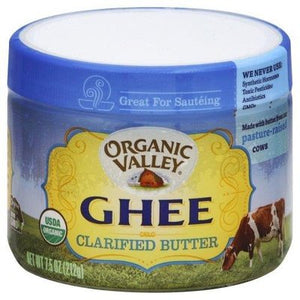 Organic Valley Ghee (Clarified Butter) 12/7.5 Oz [UNFI #21433]