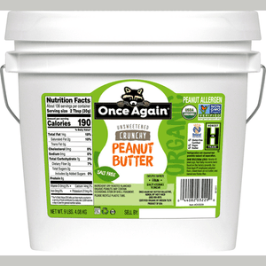 Once Again Peanut Butter Crunchy No Salt 9 Lb [UNFI #00411]