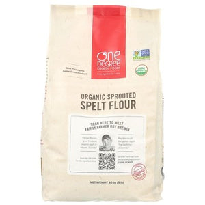 One Degree Organic Foods Sprouted Spelt 4/80 Oz [UNFI #25664]