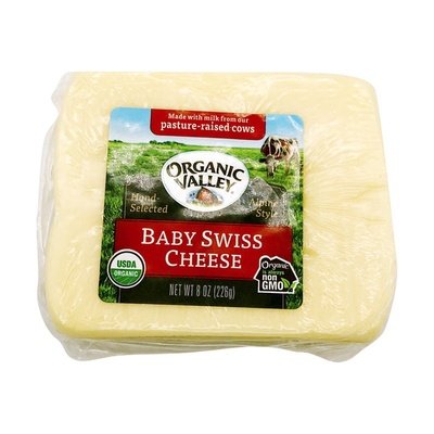 Organic Valley Sliced Baby Swiss 12/6 Oz [UNFI #13763]