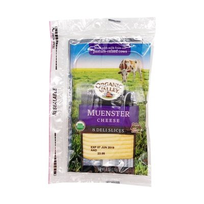 Organic Valley Sliced Muenster 12/6 Oz [UNFI #13761]