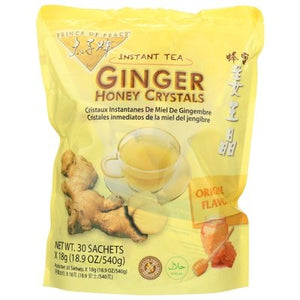 Prince Of Peace Ginger Honey Crystals,Instant 30 Ct [UNFI #51053]
