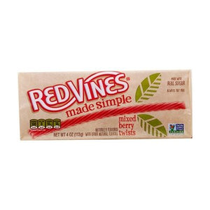 Red Vines Simple Mixed Berry Twists 9/4 Oz [UNFI #20621]