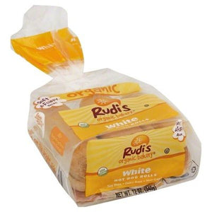 Rudis Rocky Mountain Bakery Wheat Hot Dog Rolls 6Ct 8/12 Oz [UNFI #77829]