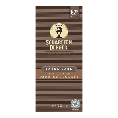 Scharffen Berger Extra Dark Chocolate 82% 12/3 Oz [UNFI #88460]