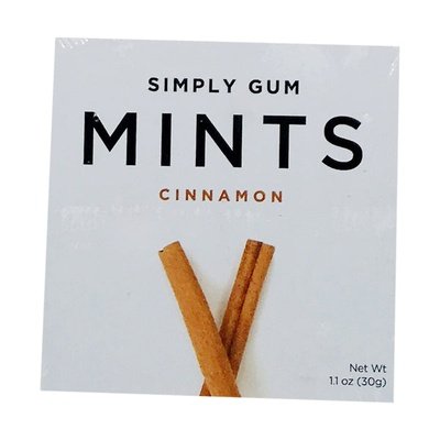 Simply Gum Cinnamon Mints 6/30 Ct [UNFI #20370]