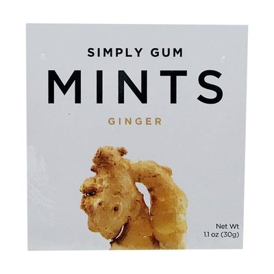 Simply Gum Mints Ginger 6/30 Ct [UNFI #04985]