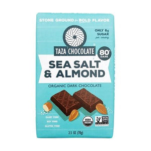 Taza Chocolate Sea Salt & Almond 10/2.5 Oz [UNFI #10661]