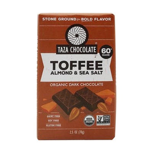 Taza Chocolate Toffee Almond & Sea Salt 10/2.5 Oz [UNFI #10663]