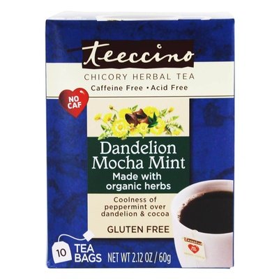Teeccino Dandelion Mocha Mint 6/10 Bag [UNFI #14688]